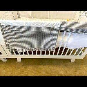 Pottery Barn Kids Emily & Meritt Stripe Crib Skirt